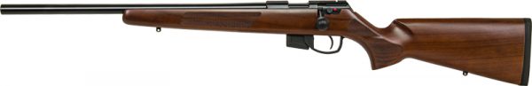 ANSCHUTZ 1761L D HB 22LR - 20" BLUED/WALNUT CLASSIC LH