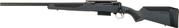 SAVAGE 220 SLUG LH 20GA W/RAIL - 22" MATTE/ACCUFIT GREY SYN