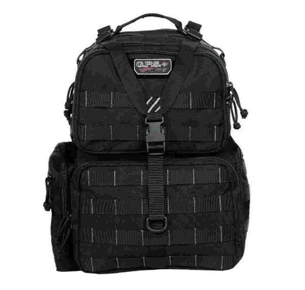 G-Outdoors GPS Tactical Range Backpack Holds 3 Handguns - Black