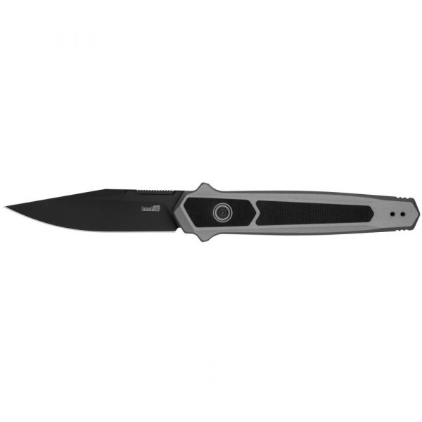 Kershaw Launch 17 Automatic Folding Knife 3-1/2" Clip Point Blade Grey