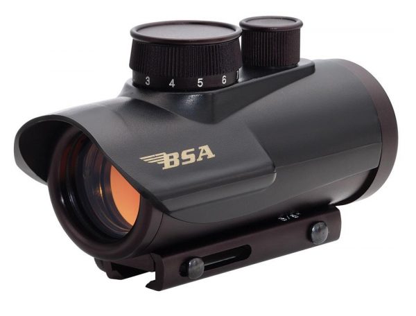 BSA Illuminated Red Dot Sight 1x30mm 5 MOA Red Dot - Black