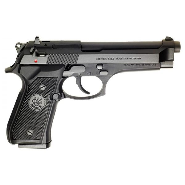 Beretta 92FS Handgun 9mm Luger 15rd Magazines(3) 4.9" Barrel