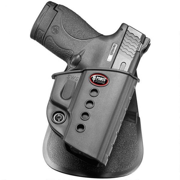 Fobus Evolution Holster Rot-Paddle for S&W M&P Shield/Taurus 708709/Walther PPS Right Hand Black