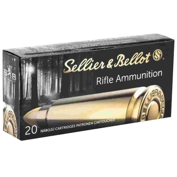 Sellier & Bellot Rifle Ammunition .30-06 Sprg 150 gr SPCE 850 fps - 20/box