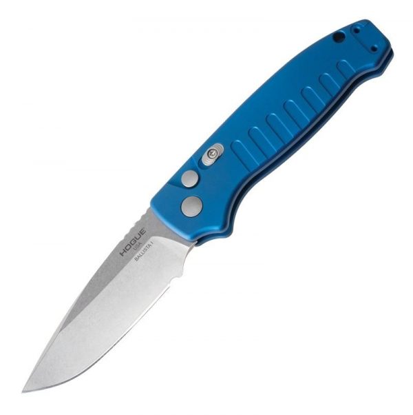 Hogue Ballista I Automated Folder Knife 3 1/2" Drop Point Blade Blue