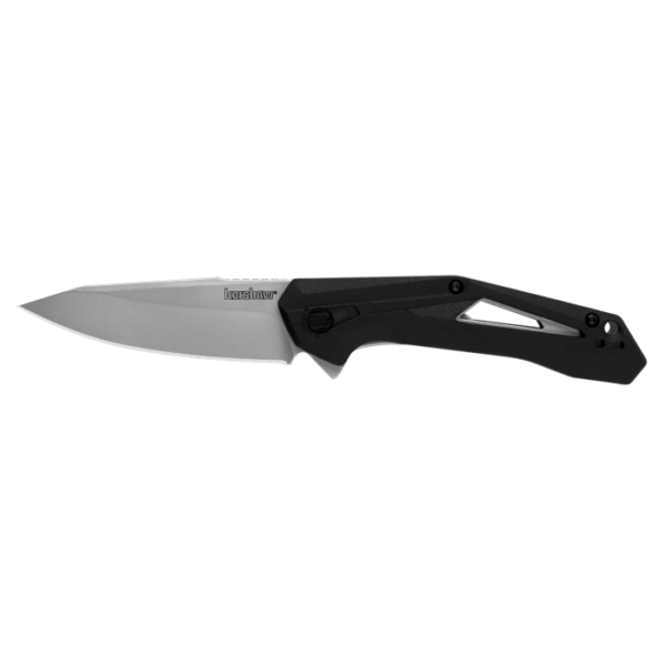 Kershaw Airlock Folding Knife 3" Drop Point Blade Black