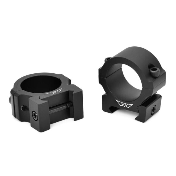 Warne Vapor 2-Piece Horizontal Scope Rings 1" Medium Matte